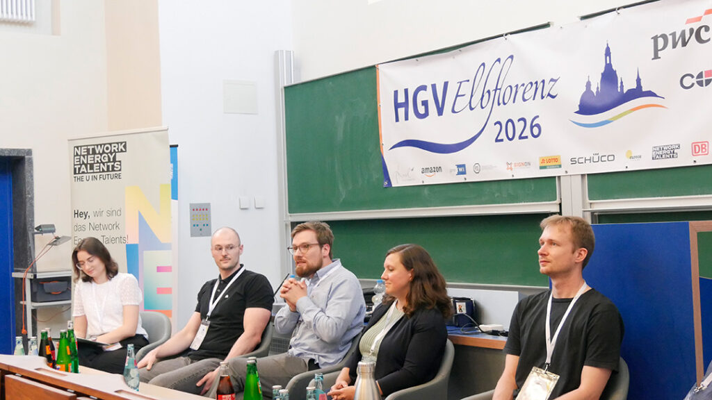 Referierende geben Einblicke in ihre Karrierewege in der Energiebranche.